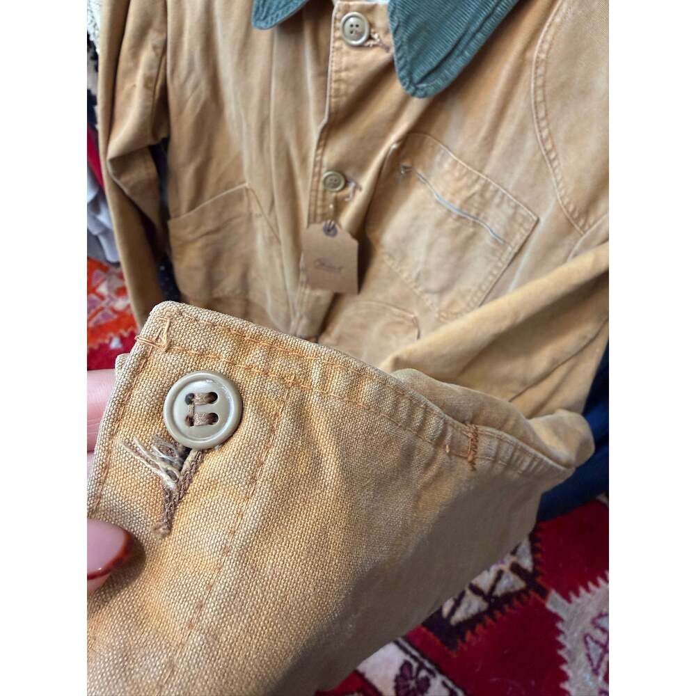 Vintage L.L. Bean Field Jacket Distressed Canvas Size 40 PTP 23 Fits like Large - Picture 7 of 9